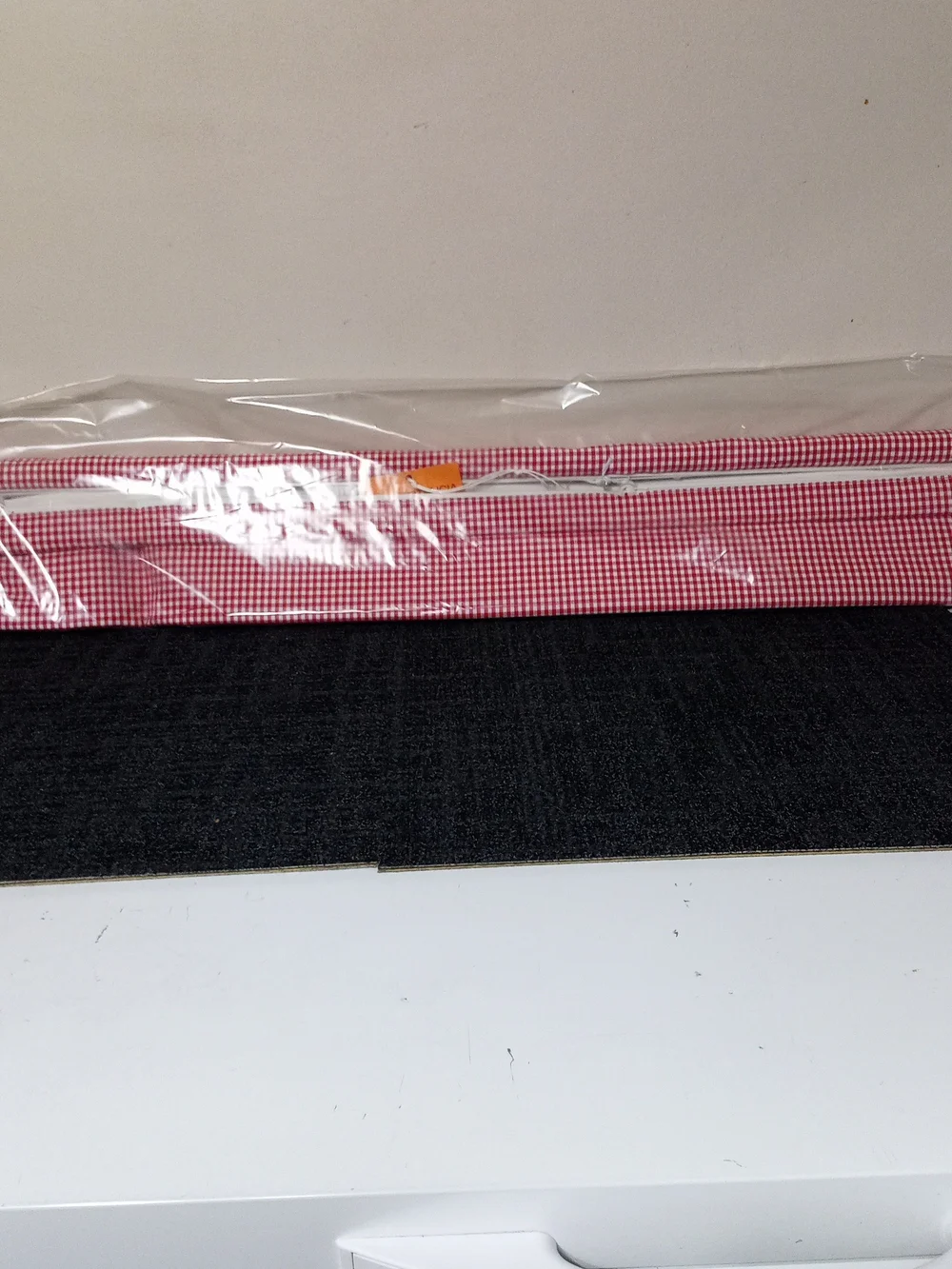 Pottery Barn Kids Red Gingham Window Valance 48X64